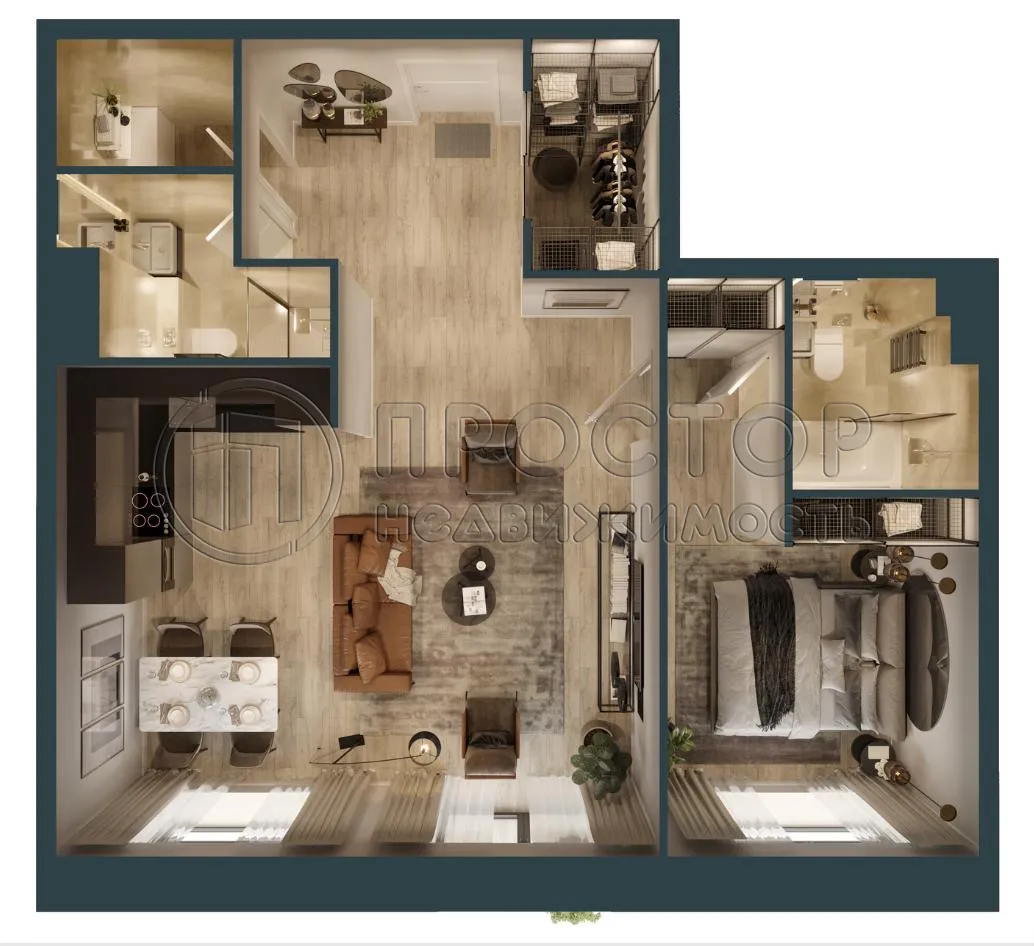 2-комнатная квартира, 66 м² - фото 21