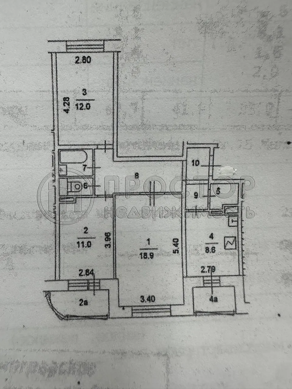 3-комнатная квартира, 67.7 м² - фото 48