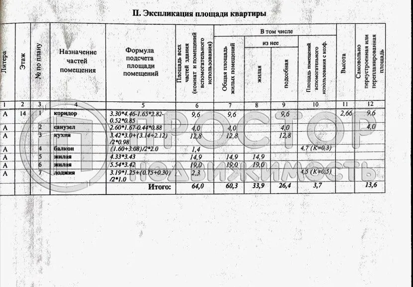 2-комнатная квартира, 69.5 м² - фото 18