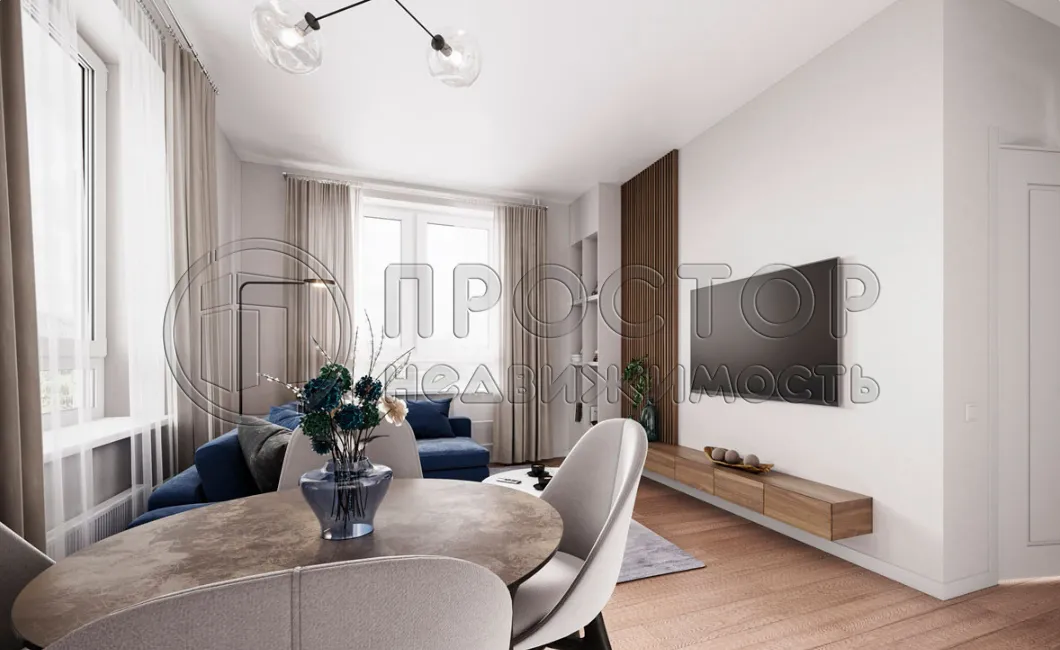 1-комнатная квартира, 32.39 м² - фото 13