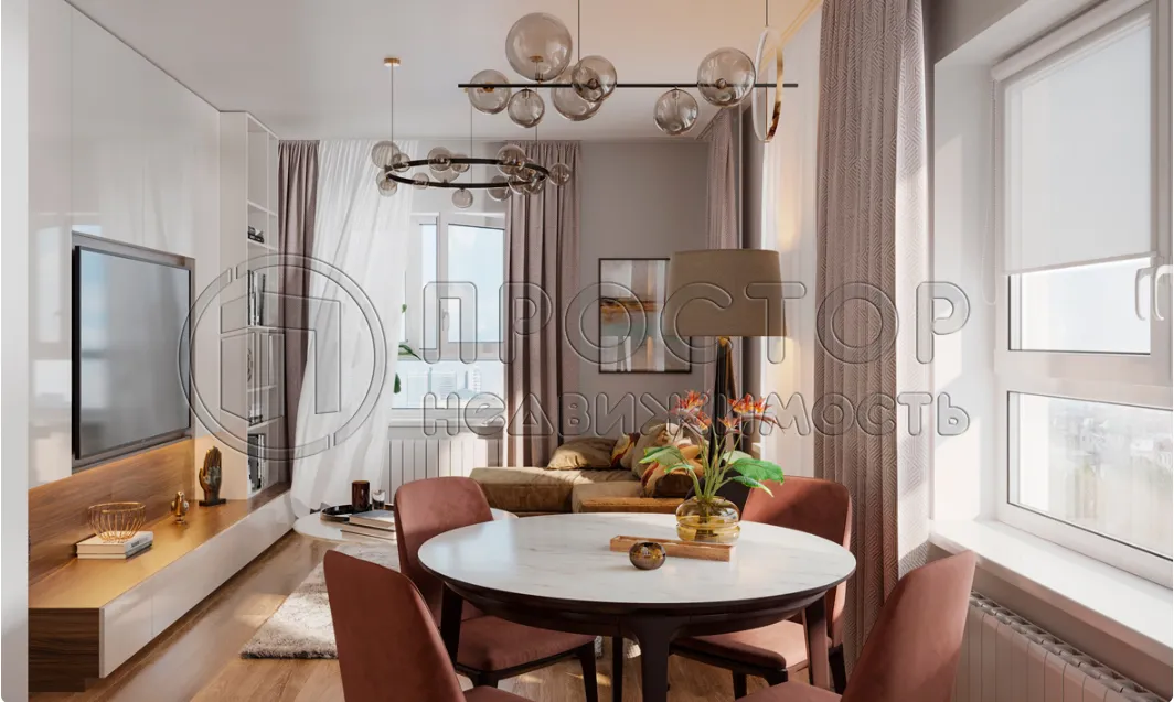 1-комнатная квартира, 34.63 м² - фото 9