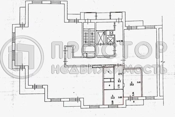 1-комнатная квартира, 47.2 м² - фото 18