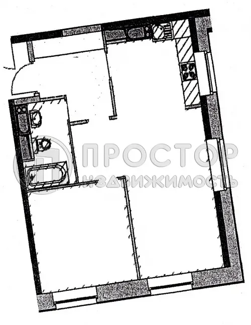 2-комнатная квартира, 51.8 м² - фото 24