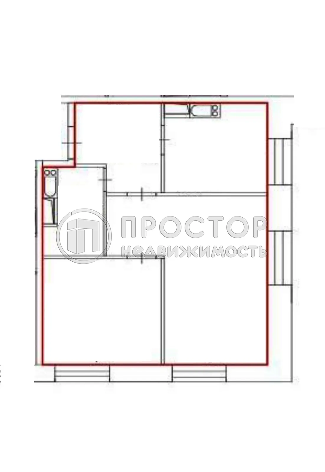 2-комнатная квартира, 51.8 м² - фото 24