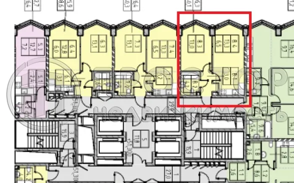 2-комнатная квартира, 40.1 м² - фото 13