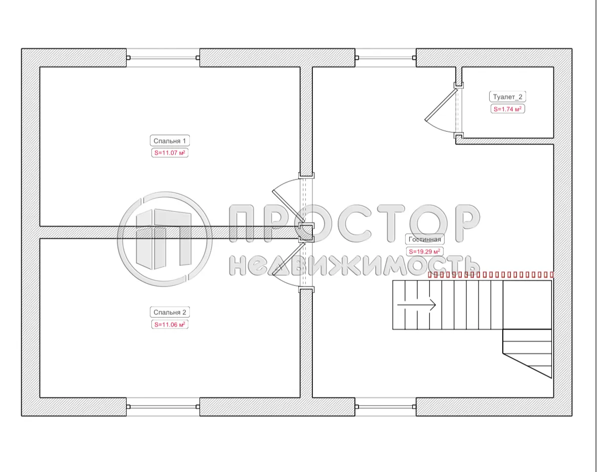 Дом, 89.6 м² - фото 38