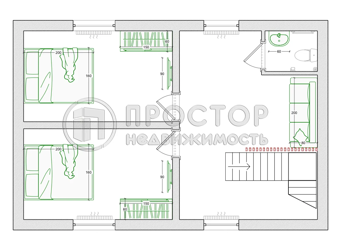 Дом, 89.6 м² - фото 39