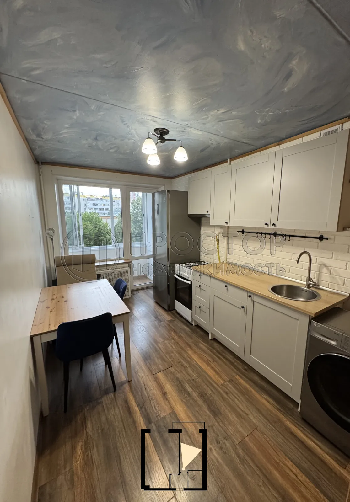 1-комнатная квартира, 35.2 м² - фото 3