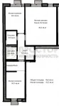 3-комнатная квартира, 76 м² - фото 49