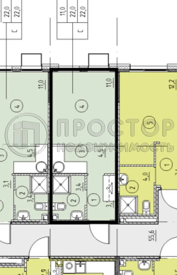 Студия, 22 м² - фото 4