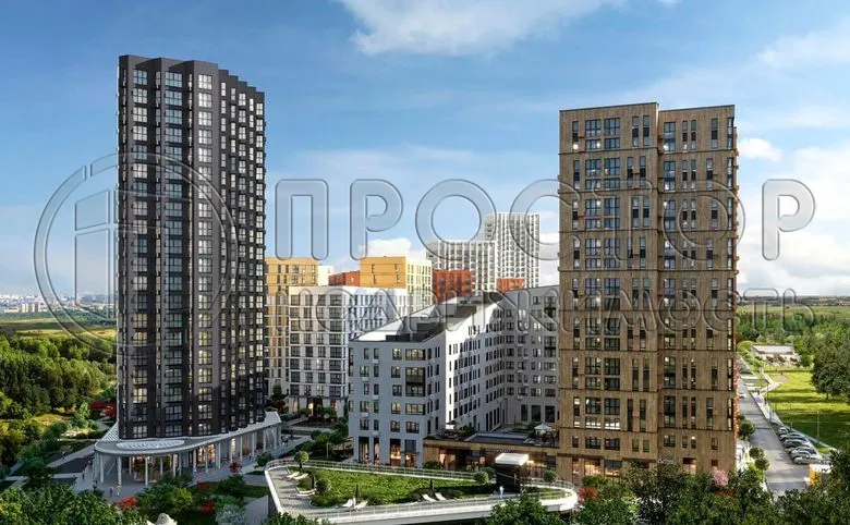 1-комнатная квартира, 33.7 м² - фото 2