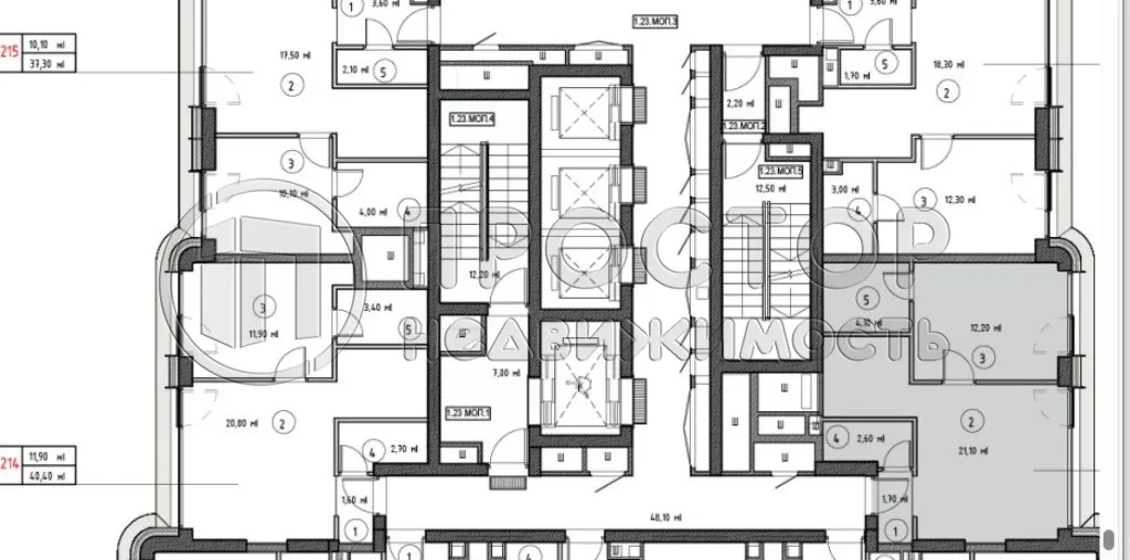 1-комнатная квартира, 41.7 м² - фото 13