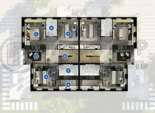 Таунхаус, 264 м² - фото 20