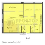 4-комнатная квартира, 147 м² - фото 27