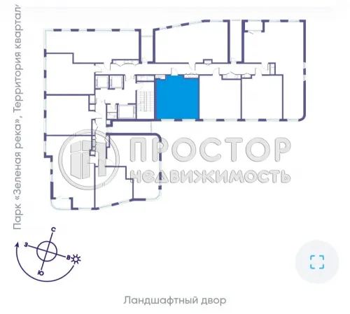 1-комнатная квартира, 40.9 м² - фото 30