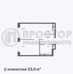 2-комнатная квартира, 34 м² - фото 25
