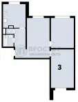 3-комнатная квартира, 73.1 м² - фото 15