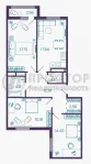 3-комнатная квартира, 86.4 м² - фото 13