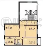 3-комнатная квартира, 81 м² - фото 3