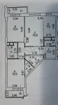 3-комнатная квартира, 80.1 м² - фото 63
