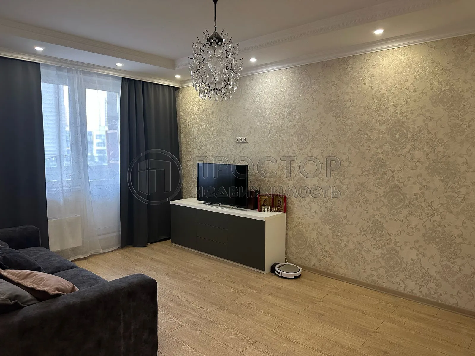 1-комнатная квартира, 38 м² - фото 2