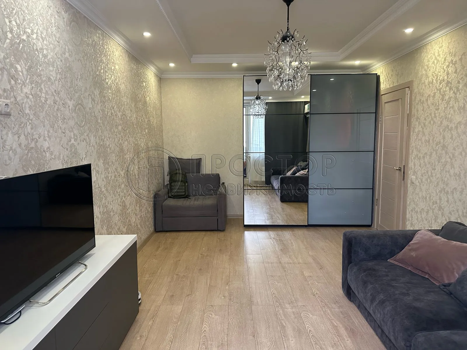 1-комнатная квартира, 38 м² - фото 3