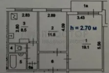 2-комнатная квартира, 50.9 м² - фото 59