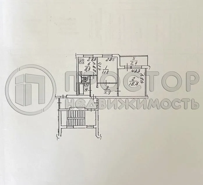 2-комнатная квартира, 53.1 м² - фото 16