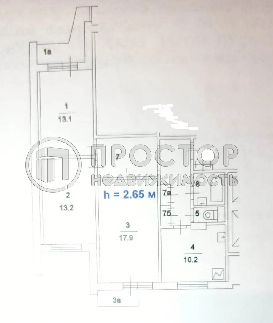 3-комнатная квартира, 73.5 м² - фото 14