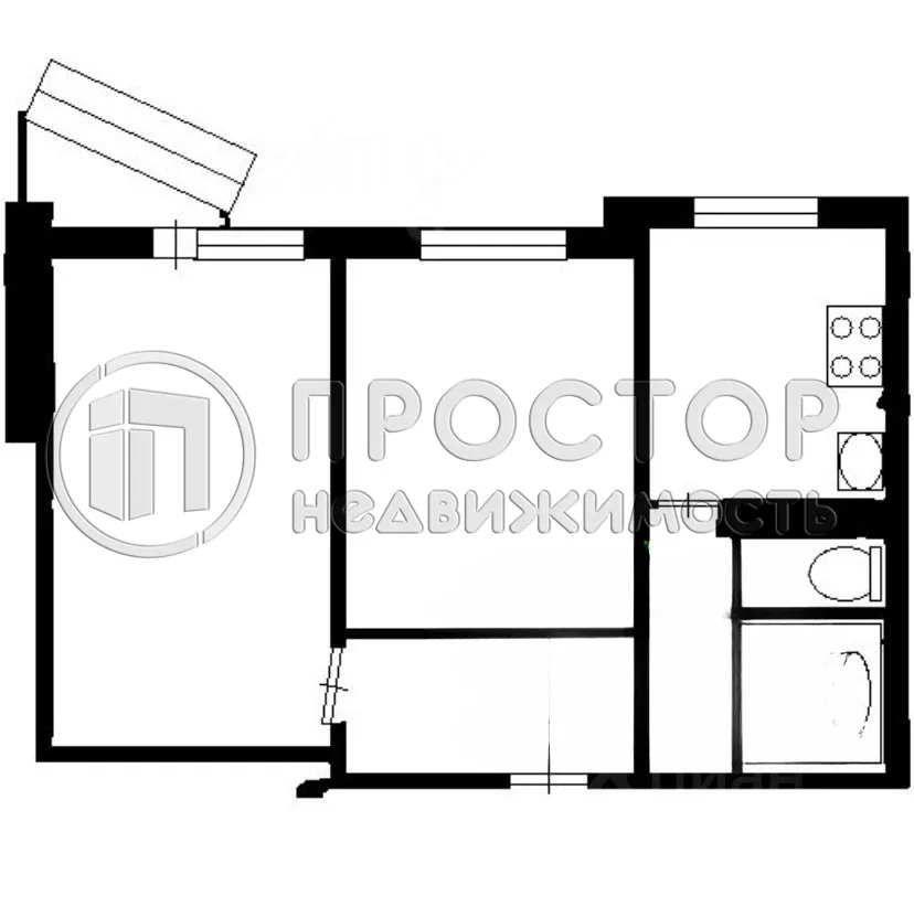2-комнатная квартира, 53.5 м² - фото 16