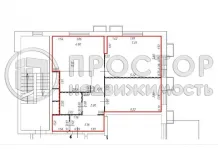 2-комнатная квартира, 74.4 м² - фото 25