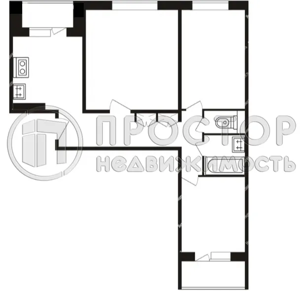 3-комнатная квартира, 61.7 м² - фото 19