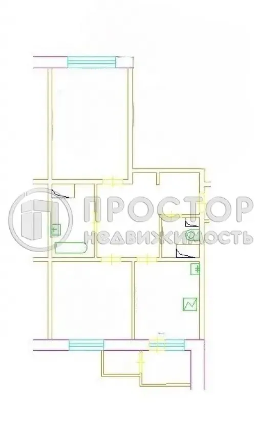 2-комнатная квартира, 61.2 м² - фото 28