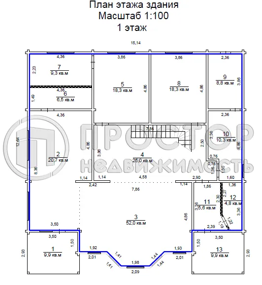 Дом, 369 м² - фото 28