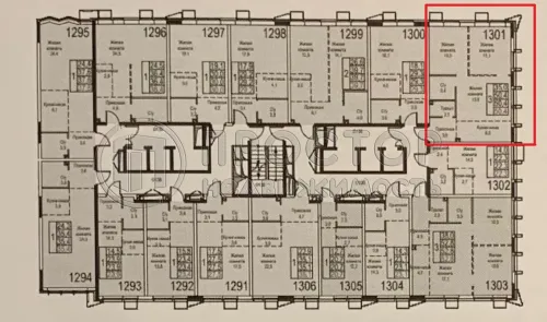 3-комнатная квартира, 50.4 м² - фото 14