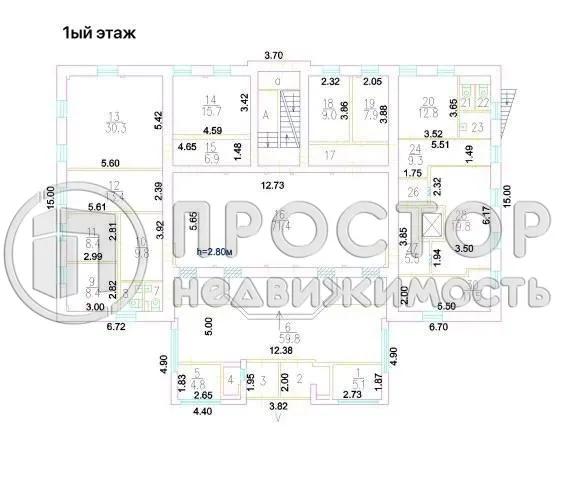 Коммерческая недвижимость (свободного назначения), 1069 м² - фото 27