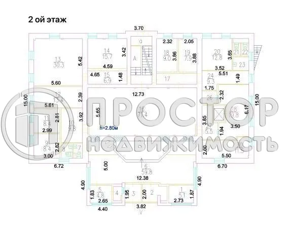 Коммерческая недвижимость (свободного назначения), 1069 м² - фото 28