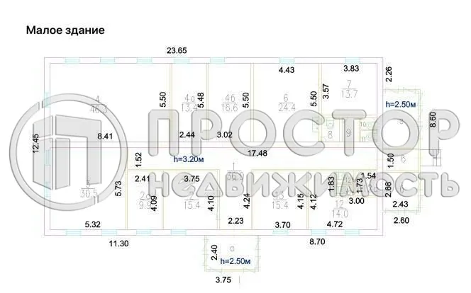 Коммерческая недвижимость (свободного назначения), 1069 м² - фото 30