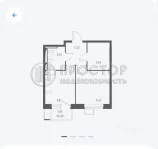 1-комнатная квартира, 35.7 м² - фото 39