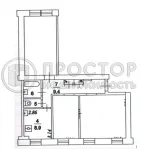 3-комнатная квартира, 78.2 м² - фото 59