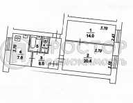 2-комнатная квартира, 54.6 м² - фото 25