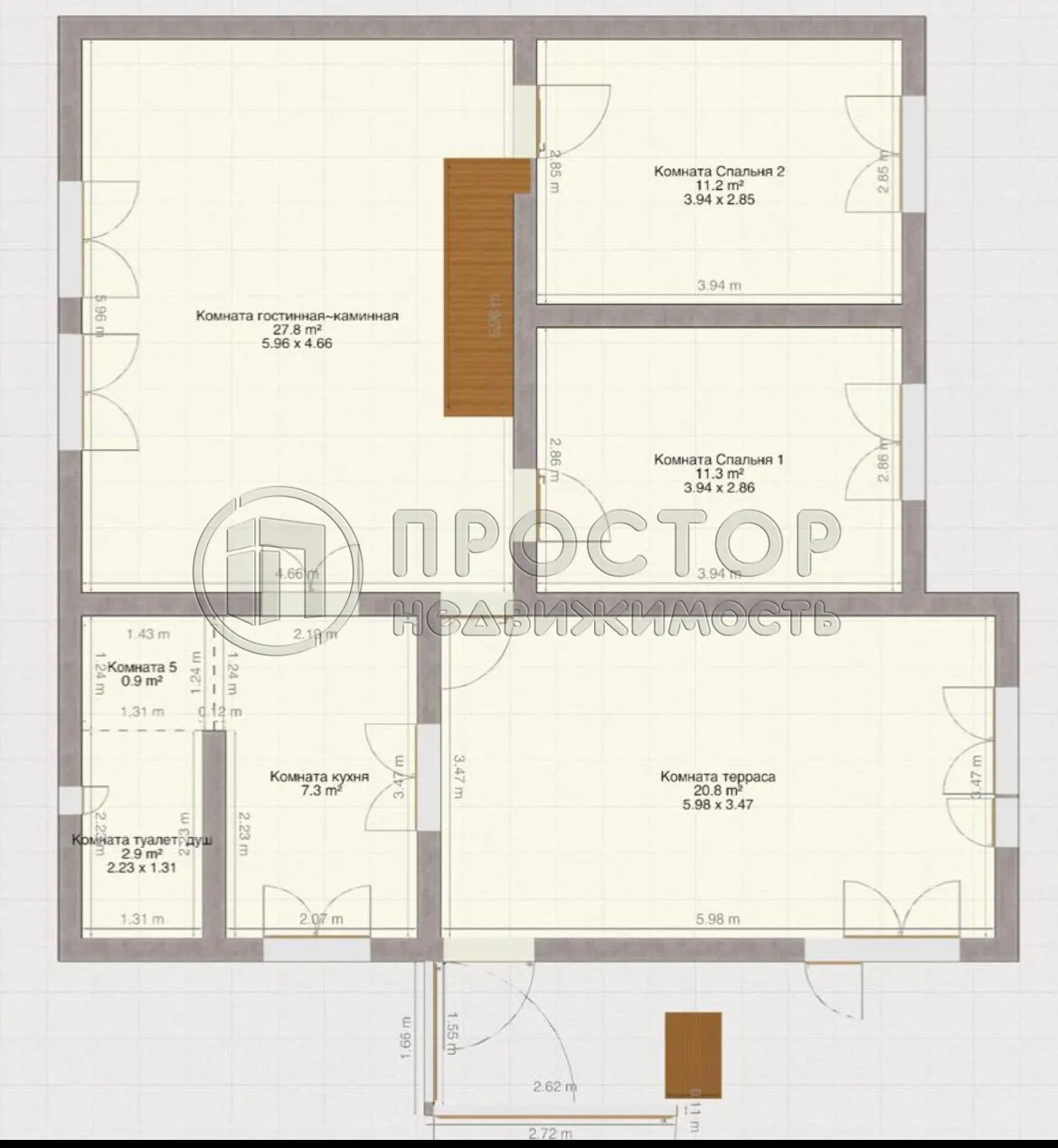 Дом, 150 м² - фото 31