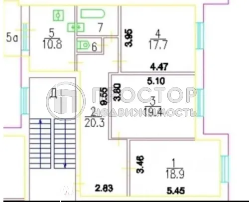 3-комнатная квартира, 92 м² - фото 8