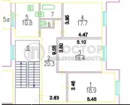 3-комнатная квартира, 92 м² - фото 19