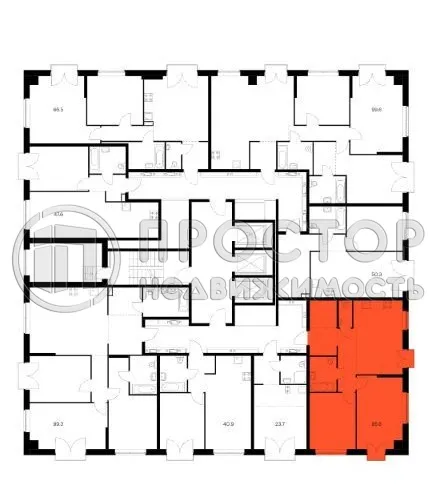 2-комнатная квартира, 65 м² - фото 4