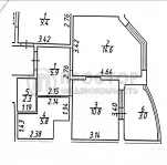1-комнатная квартира, 41 м² - фото 89