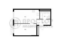1-комнатная квартира, 42.3 м² - фото 13