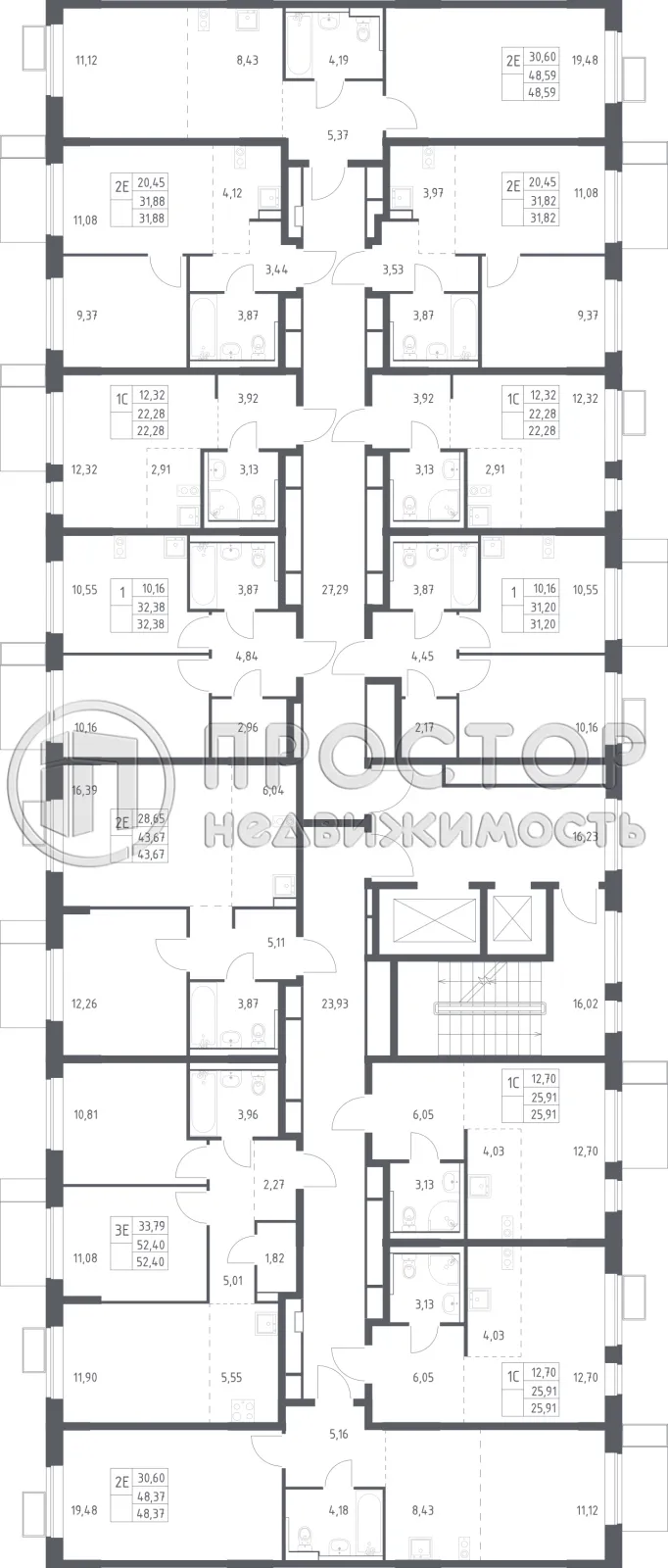 Студия, 22.28 м² - фото 14