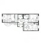 2-комнатная квартира, 77.7 м² - фото 57