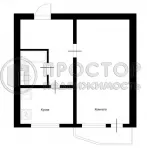 1-комнатная квартира, 38.7 м² - фото 13